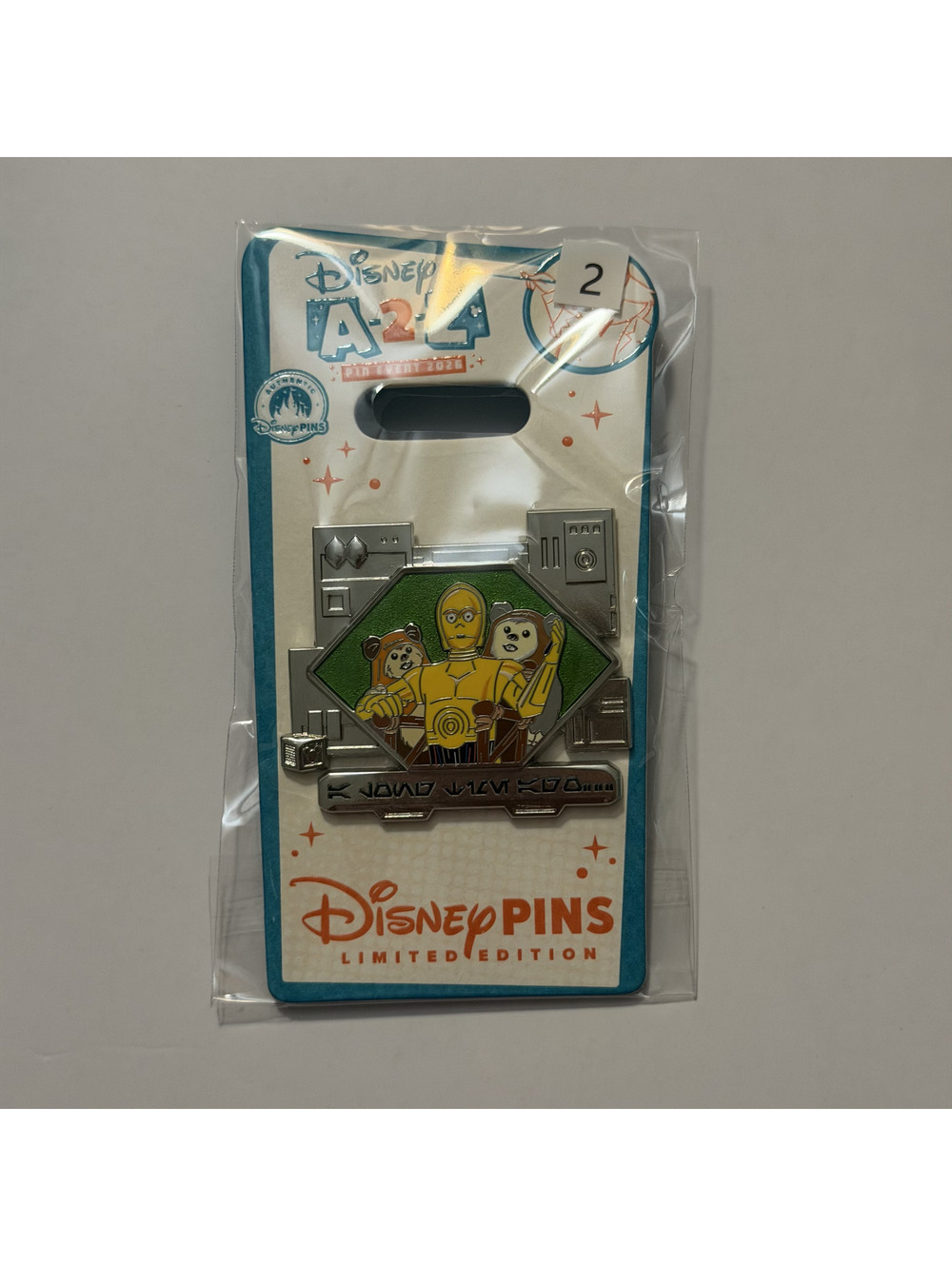 Disney Parks 2026 A-2-Z Pin Event Once Upon a Time Star Wars C-3PO LE 750